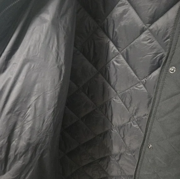 DKNY Quilted Black Jacket/Coat Womens Size XXL - Picture 5 of 8